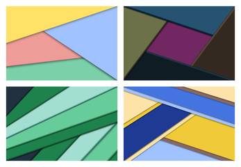 Set of abstract backgrounds.