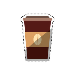 Delicious coffee drink icon vector illustration graphic design