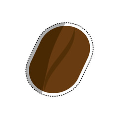 Delicious coffee bean icon vector illustration graphic design