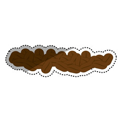 Delicious coffee beans icon vector illustration graphic design