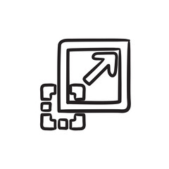 Add content sketch icon.