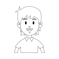 happy man icon image vector illustration design 