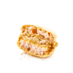 Macaron cookie isolated