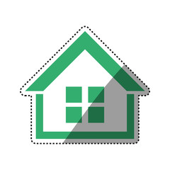 House real estate icon vector illustration graphic design