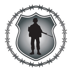 British Paratrooper Regiment shield crest emblem original design