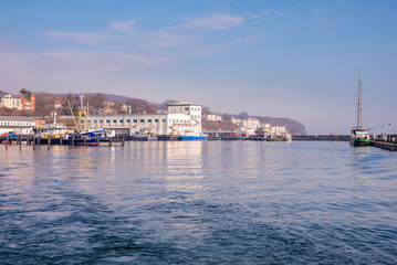 Fototapeta na wymiar Hafen von Sassnitz auf Rügen