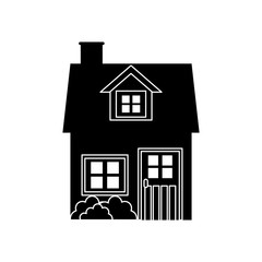 House real estate icon vector illustration graphic design