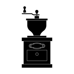 Coffee grinder equipment icon vector illustration graphic design