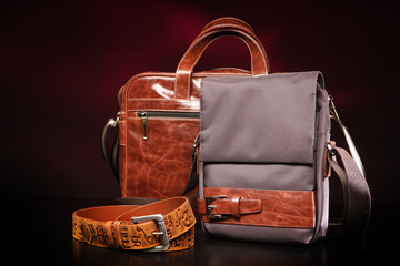 Set of bags for men