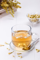 Cup of jasmine tea