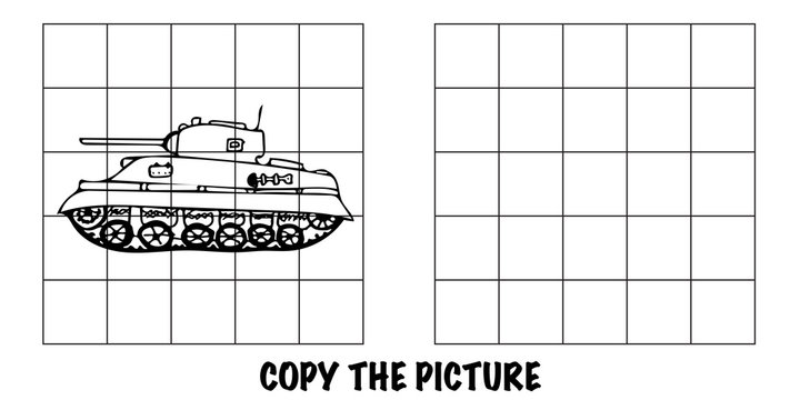 Copy The Picture of a military tank