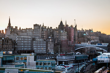Aerial View of Edinburgh, Scotland
