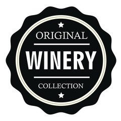 Original winery collection stamp.Sign.Seal.Logo