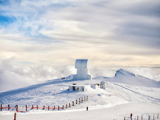 Small observatory in Kalavrita ski center