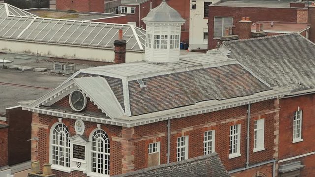 A High Exterior Shot of Redbrick Tamworth Rooftops