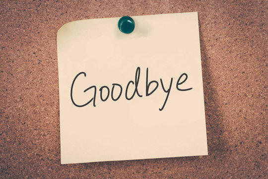 goodbye