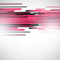 Abstract red line pattern background. Vector illustration.