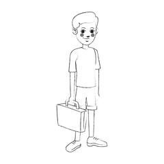 Obraz premium handsome young man icon image vector illustration design 