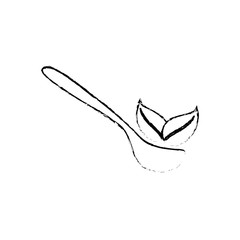 Obraz premium Restaurant cutlery utensil icon vector illustration graphic design