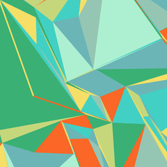 Abstract background with colorful triangles for magazines, booklets or mobile lock screen