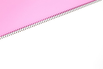 Close - up Opened blank note book