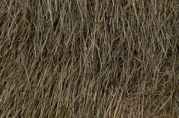 Straw pile, lined with a layer. See detailed connections clear.