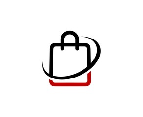Shop bag logo