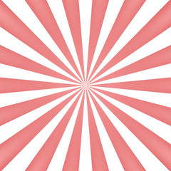 Pink sun rays background - Vector