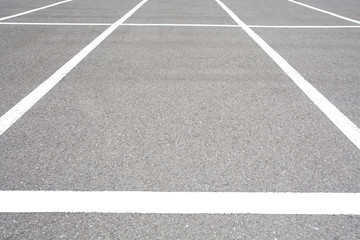 Fototapeta premium Empty space at outdoor car parking lot