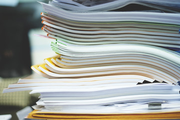 Stacks of paper