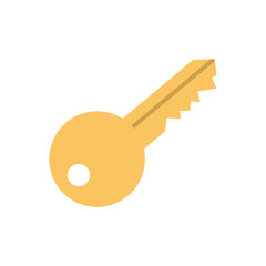 Isolated door key icon vector illustration graphic design