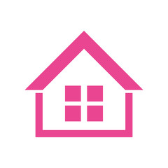 House real estate icon vector illustration graphic design