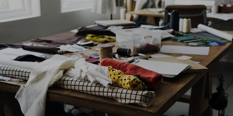 Obraz premium Fashion Designer Stylish Showroom Concept