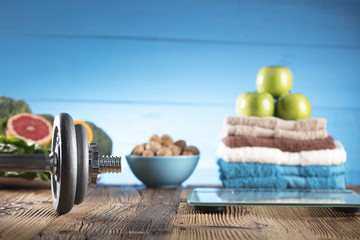 Fitness and diet theme