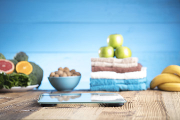 Fitness and diet theme