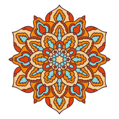 Mandala. Ethnic decorative element.