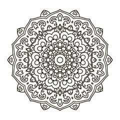 Mandala. Ethnic decorative element.