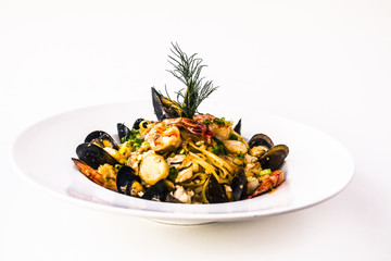Seafood pasta