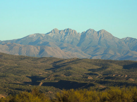 After An Unusually Heavy Winter Rain, McDowell Mountain Regional Park Looks Unusually Green And Lush.  