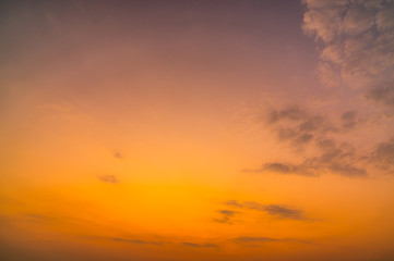 cloud at atmosphere during sunset