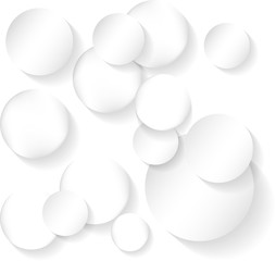 Seamless Pattern. Circle Abstract Art Background. Vector Illustr