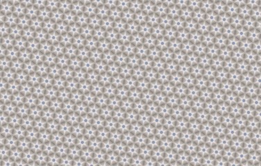 Abstract 6 sided stars inside honeycombs pattern