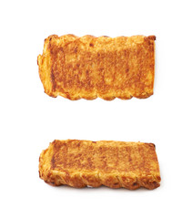 Sweet pastry bun isolated