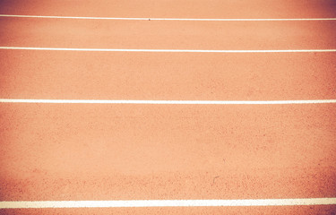 Fototapeta premium Running track with vintage style. 