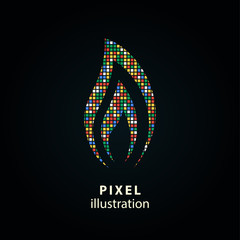 Fuel - pixel illustration.