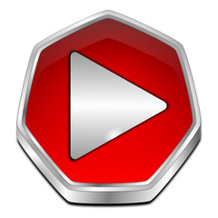 Play Button - 3D illustration