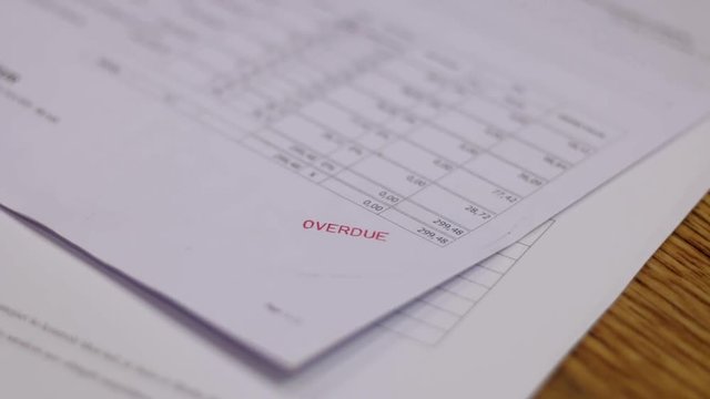 Overdue stamp document stamping