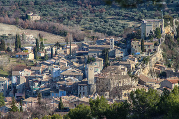 Village de Mollans sur ouvèze drome