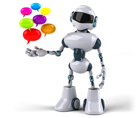 Naklejka premium Robot