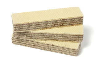 waffle isolated on white background
